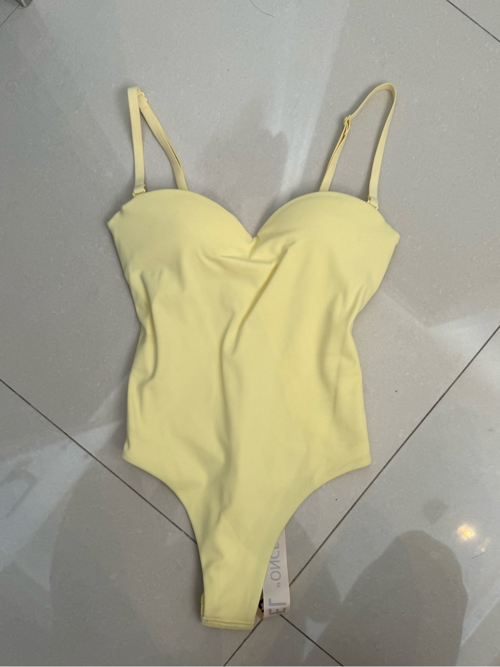Mars The Label Yellow Bodysuit